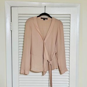 Blush pink long sleeve top